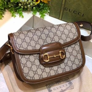 Gucci Horsebit 1955 Brown Shoulder Bag